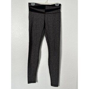Lululemon Wunder Under Heathered Herringbone Leggings 8